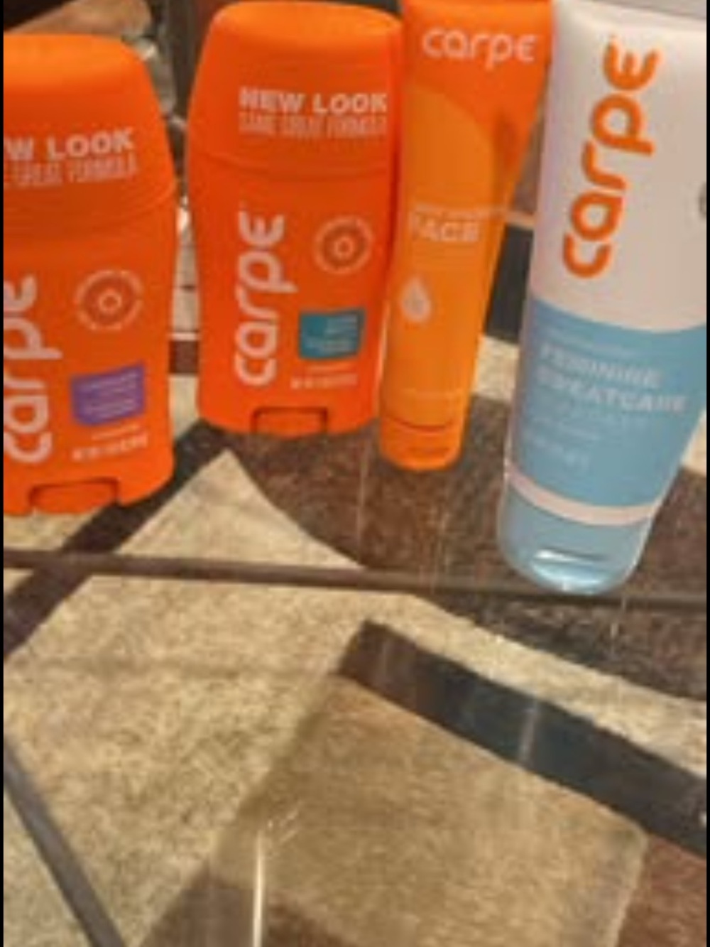 Carpe Deodorant four piece Set new
